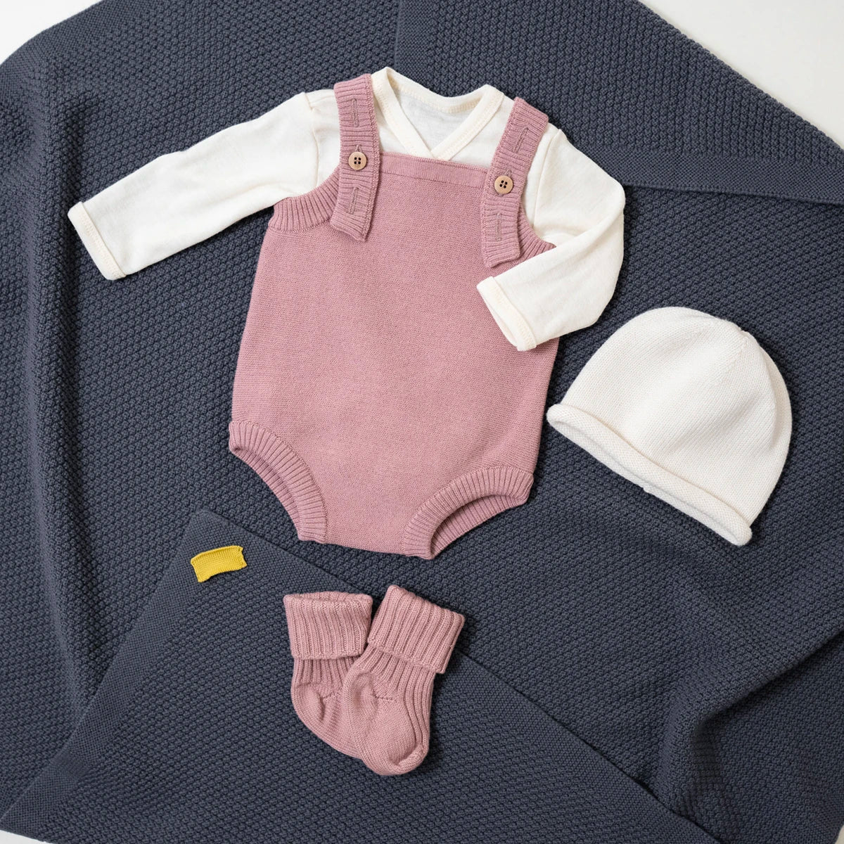 THE WOOLLY ROMPER - rose - Image 5