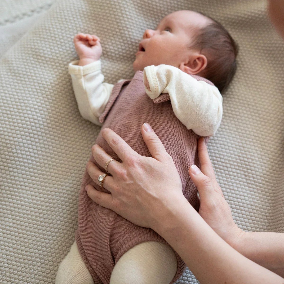 THE WOOLLY ROMPER - rose - Image 6