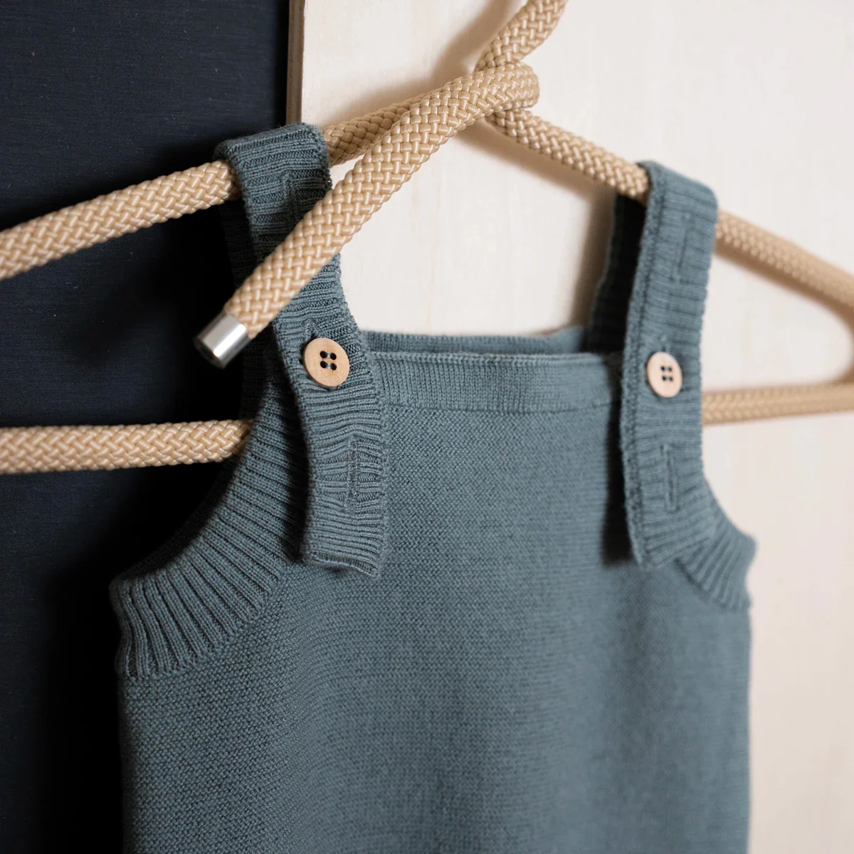 THE WOOLLY ROMPER - sage - Image 3
