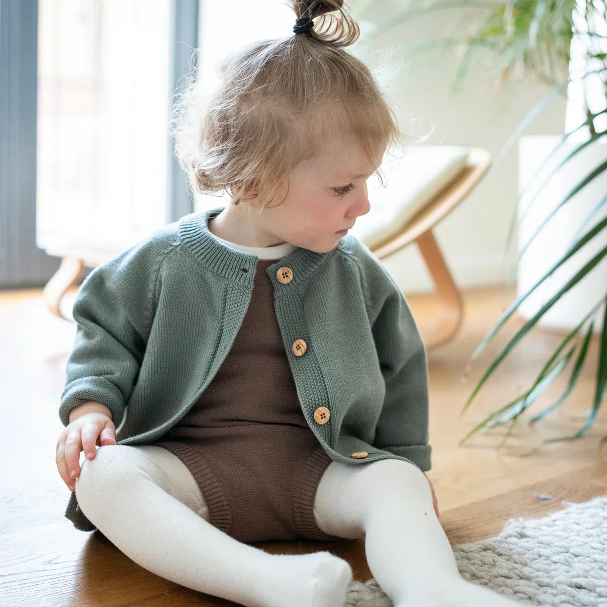 THE WOOLLY ROMPER - mauve - Image 5
