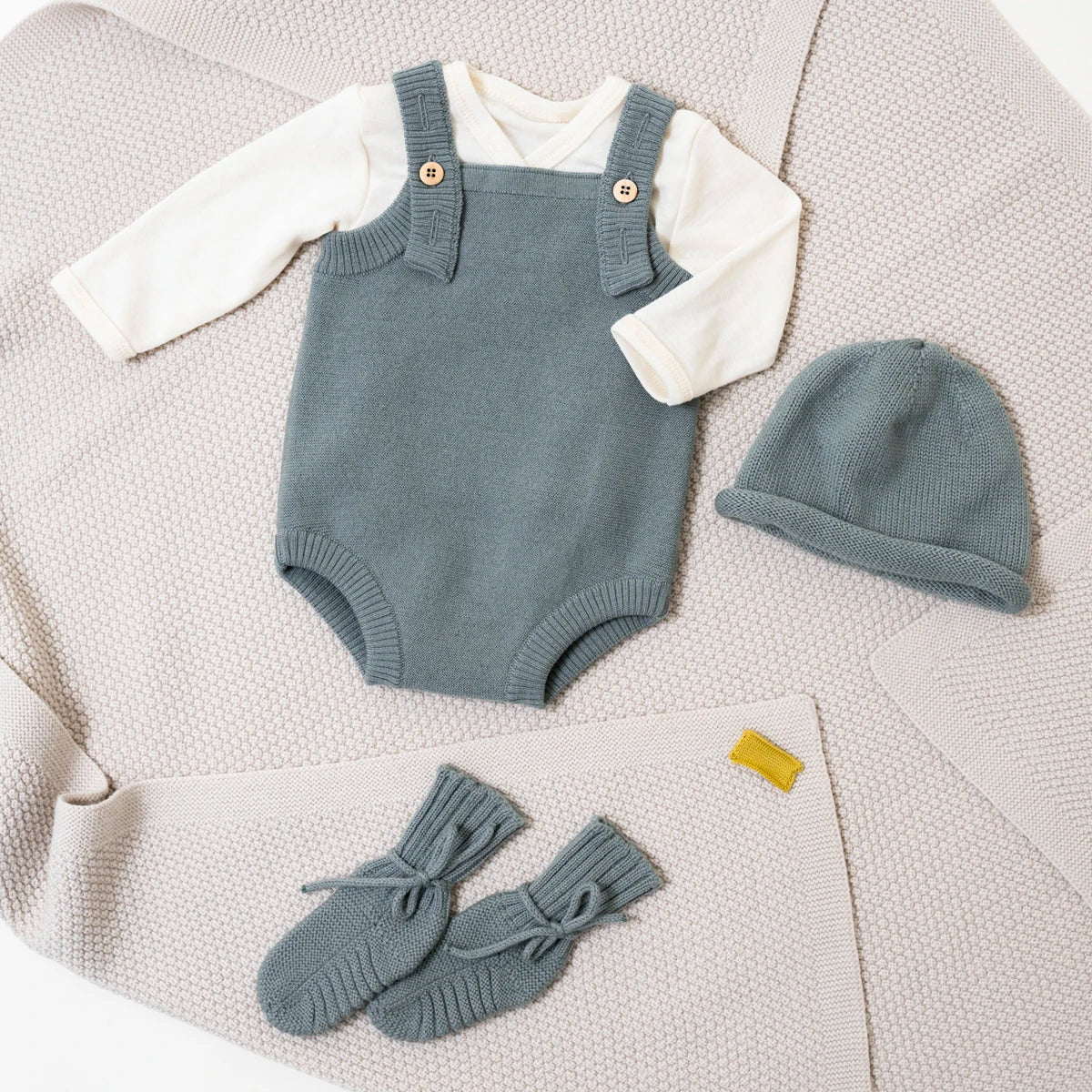 THE WOOLLY ROMPER - sage - Image 8