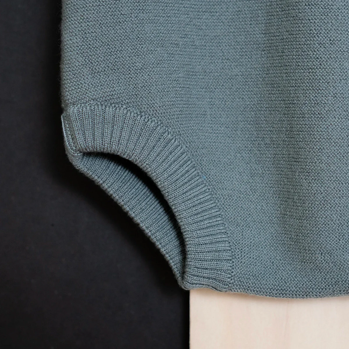 THE WOOLLY ROMPER - sage - Image 9