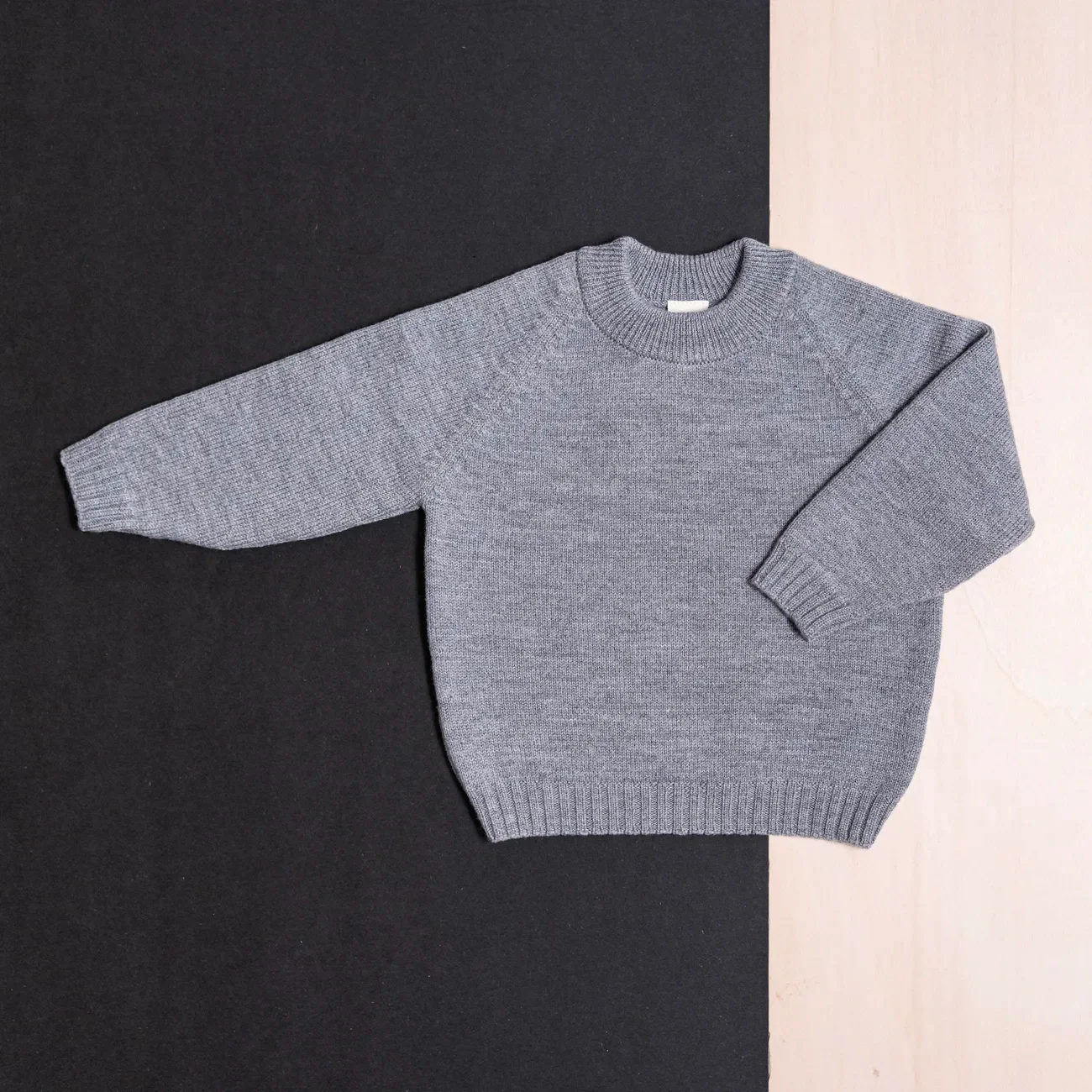 THE WOOLLY SWEATER - cloud grey